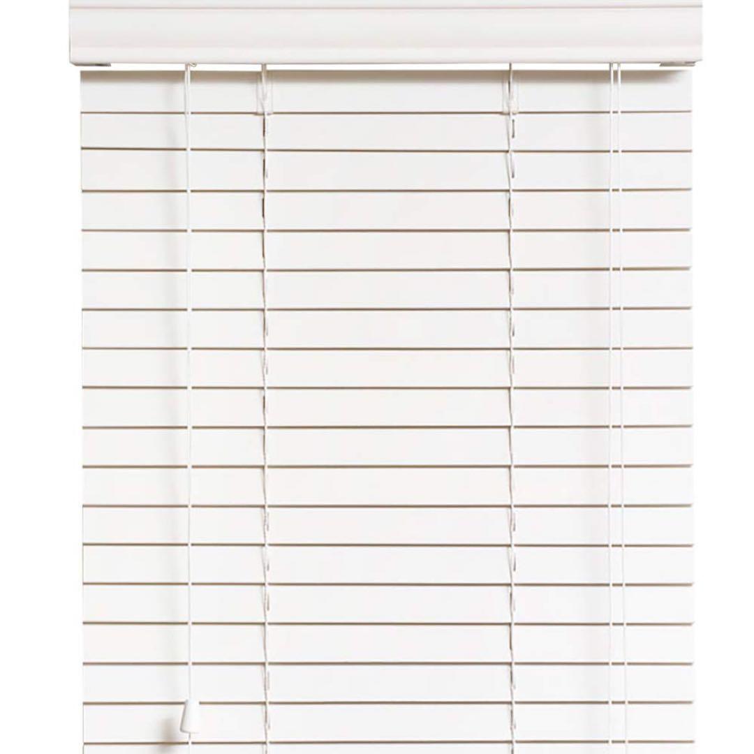 イージーブラインド　【163×150cm】ホワイト ウッドブラインド
