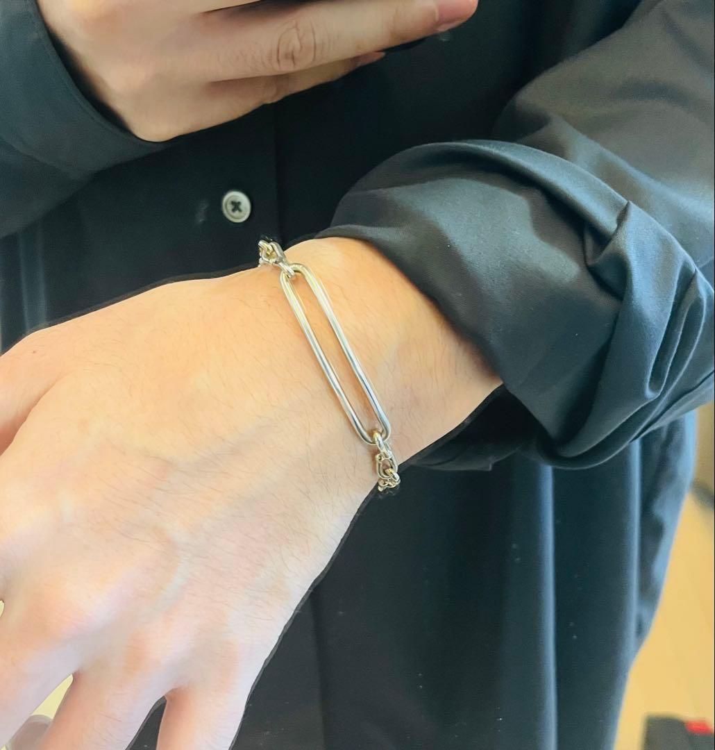美品XOLOシルバー925 チェーンブレスレット