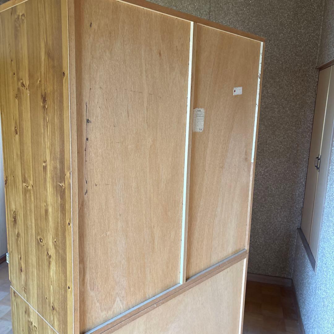 タンス W86 D44 H181 （上91 下90）　⭐️現地引渡しも可能