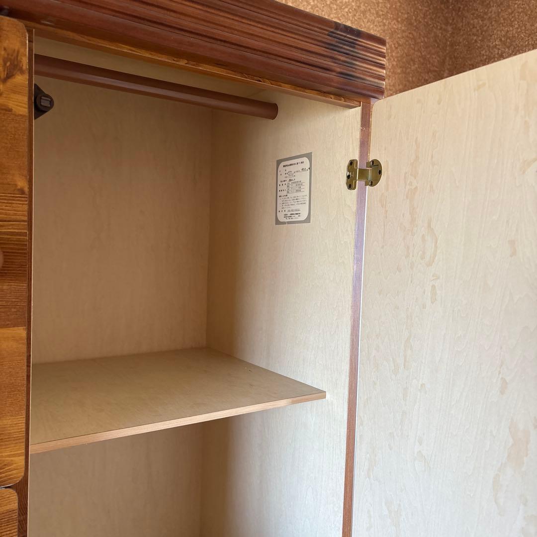 タンス W86 D44 H181 （上91 下90）　⭐️現地引渡しも可能