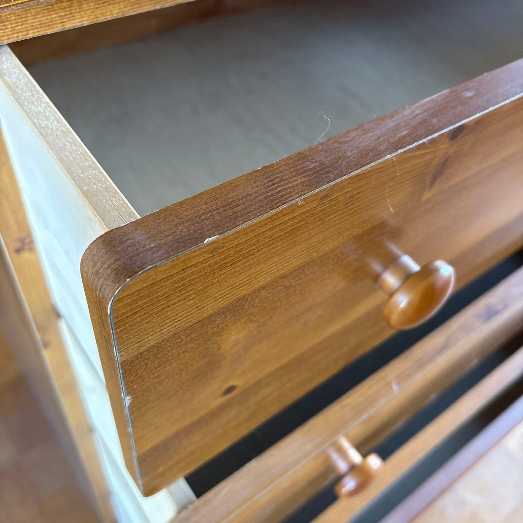 タンス W86 D44 H181 （上91 下90）　⭐️現地引渡しも可能