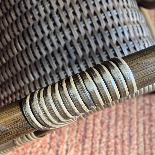 ヴィンテージ ラタン 籐 椅子 ローチェア チェア レスト チェア 古道具 骨董