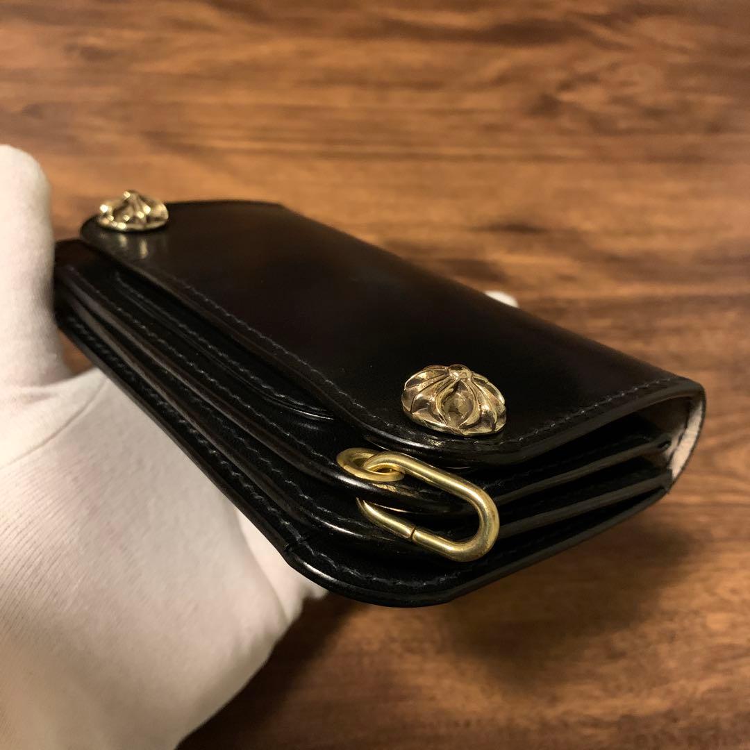 トラッカーウォレット　ミドル　CA008 昭南多脂ベンズ　グレージング