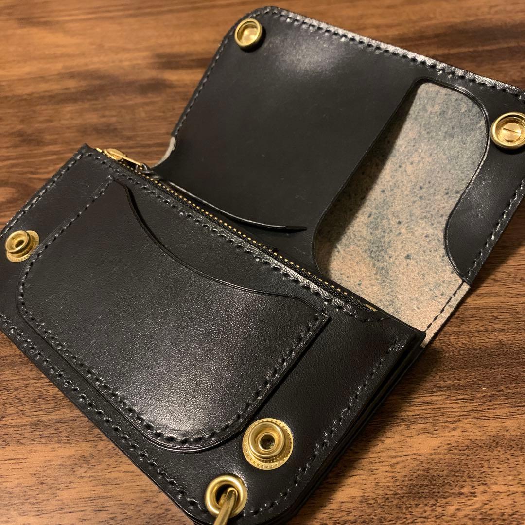 トラッカーウォレット　ミドル　CA008 昭南多脂ベンズ　グレージング