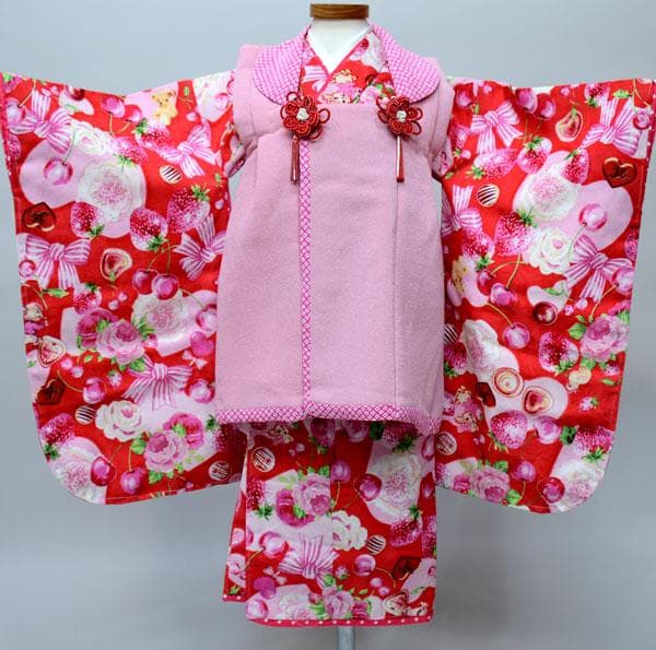 七五三 三歳 女児 被布 着物 フルセット 松田聖子 お仕立て無料