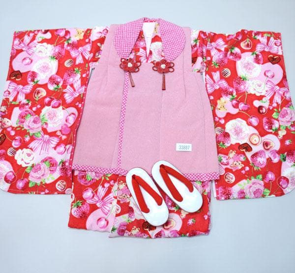 七五三 三歳 女児 被布 着物 フルセット 松田聖子 お仕立て無料