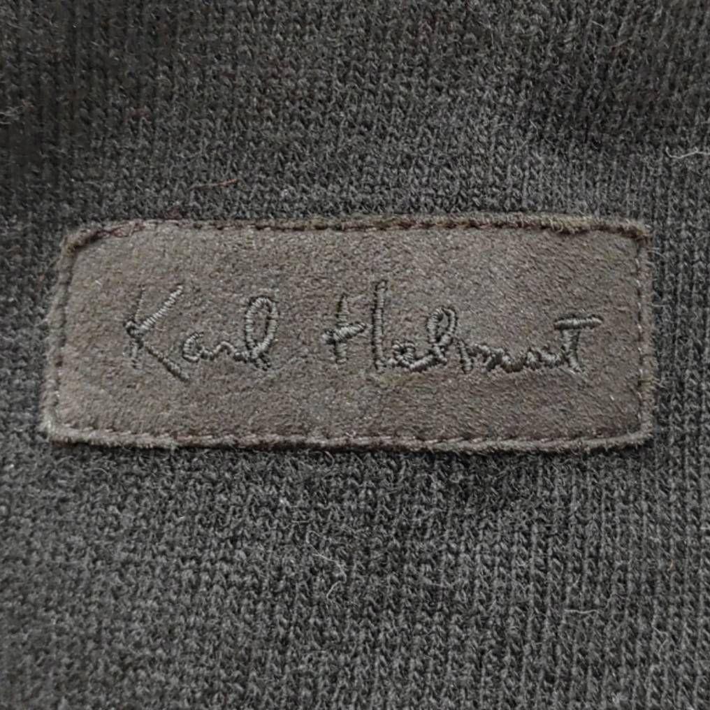 Karl Helmt 国旗 クマ マルチワッペン ボア 短丈 ウールブルゾン