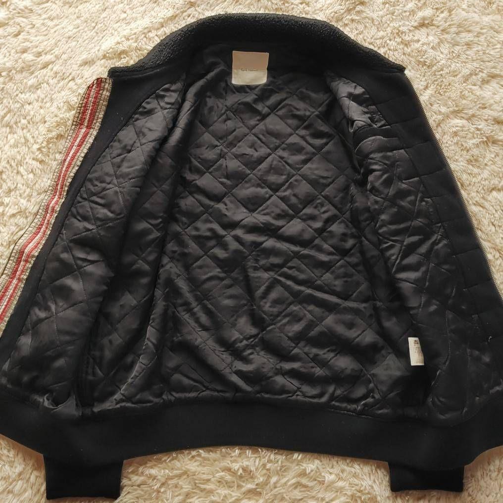 Karl Helmt 国旗 クマ マルチワッペン ボア 短丈 ウールブルゾン