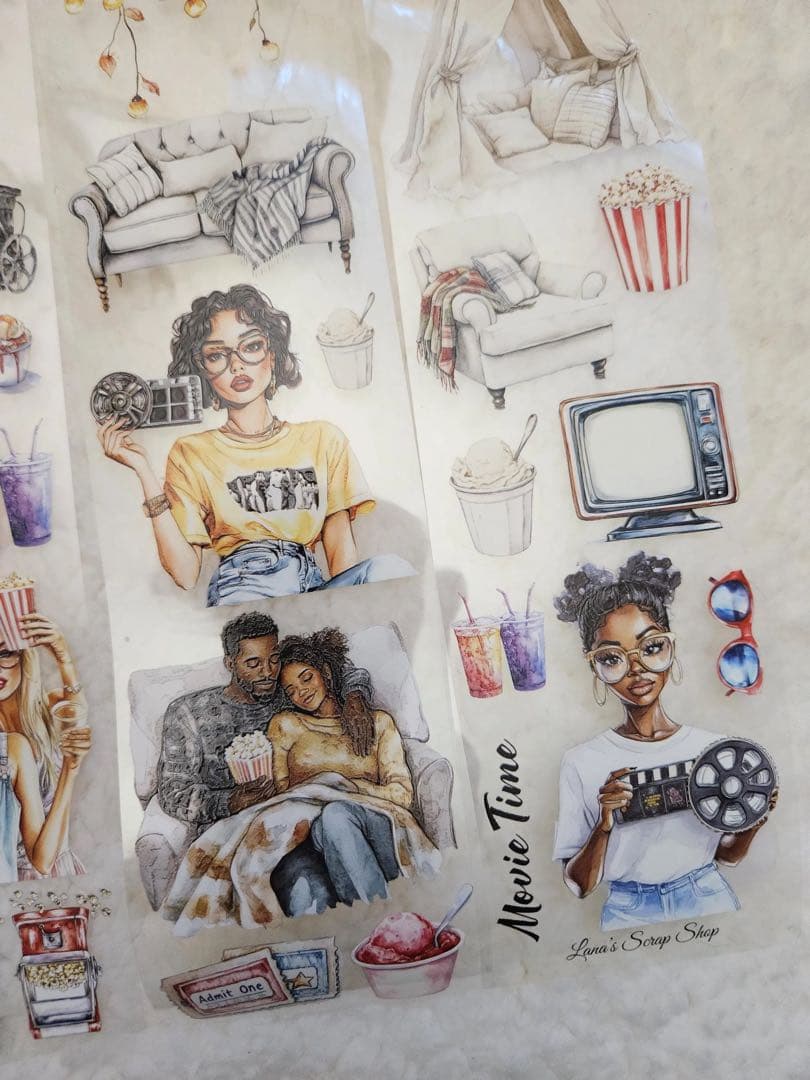 Lana's Scrap Shop 海外マスキングテープ　マステ 【2393】