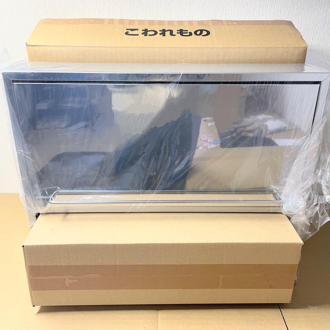 42719ステンレス フラップ扉のスパイスラック　5ポット付き