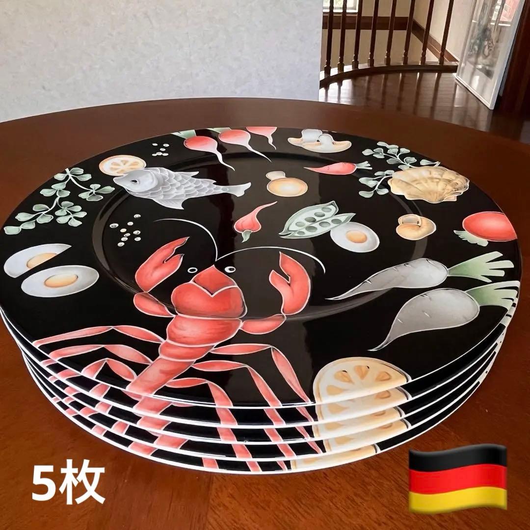 【希少品】ビレロイ＆ボッホ★Fruits de Mer★大皿　5枚