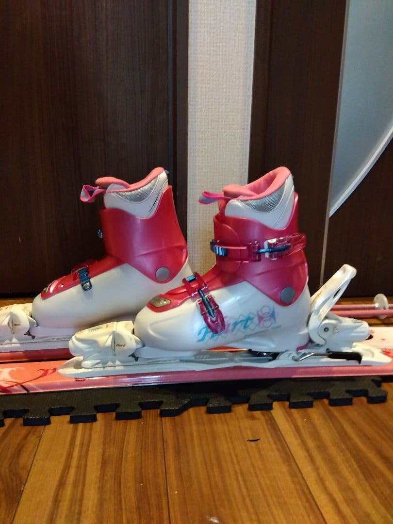 美品/ALL✿HART/学生・レディース用/スキーセット/メンテ・WAX済み✔