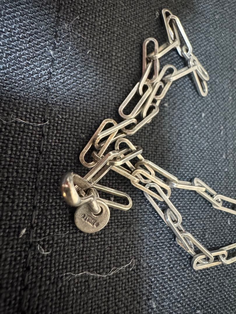 最終値下げ　シルバー ナバホネックレス約５０cm