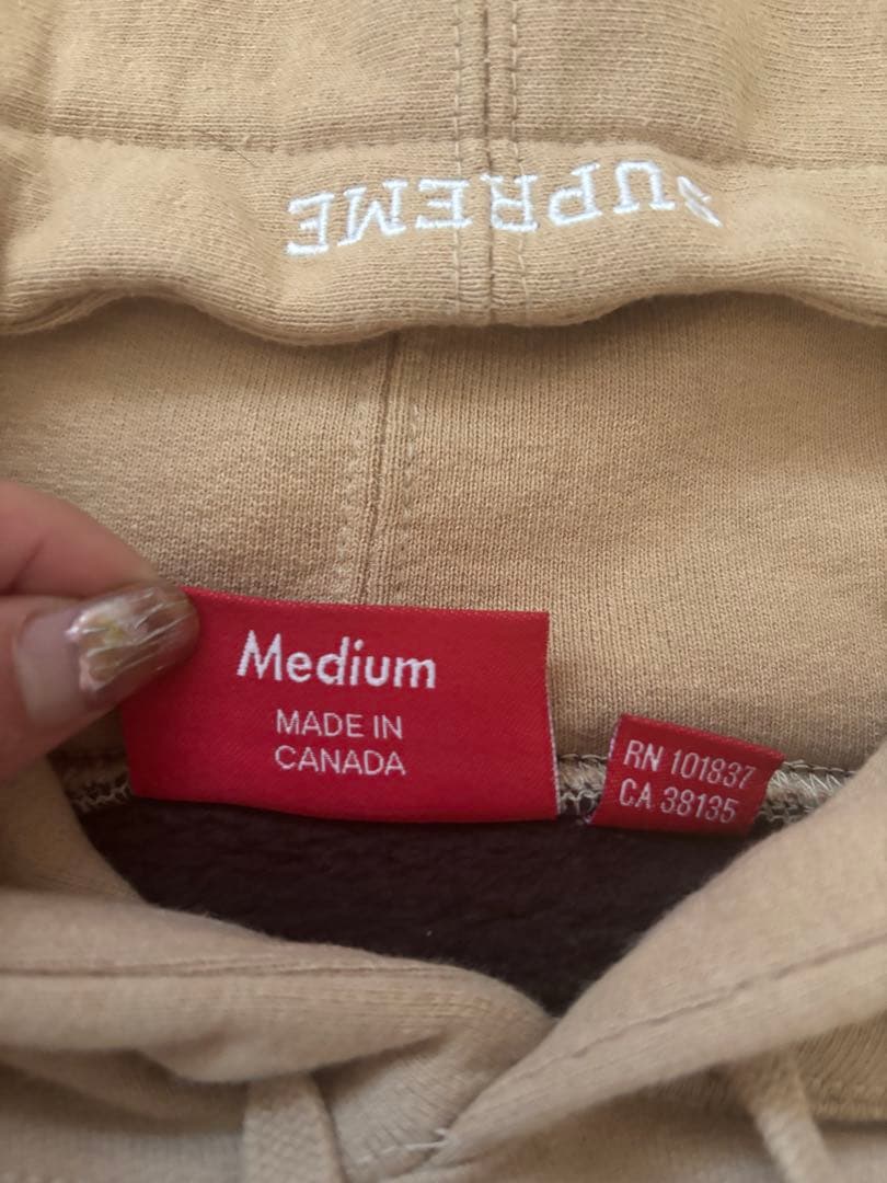 トップス Supreme S Logo Split Hooded Sweatshirt