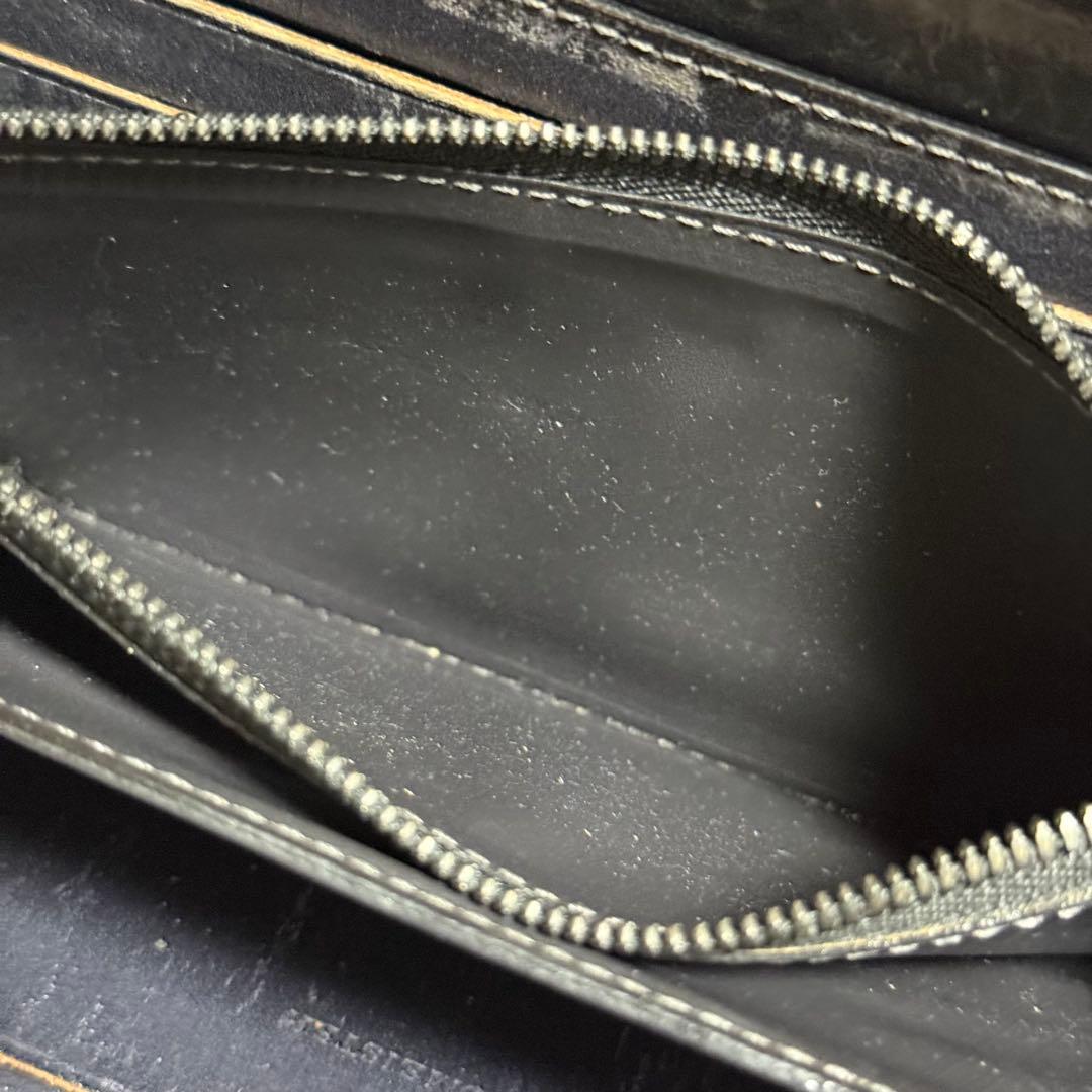 ココマイスター　ゴーストタウンシールドマシン　長財布　ブラック