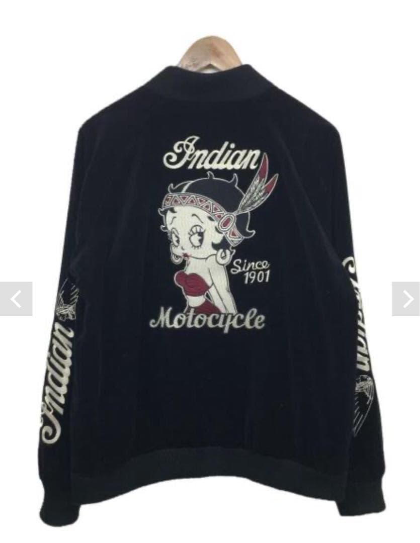 Indian Motorcycle✖️ BettyBoopスカジャン