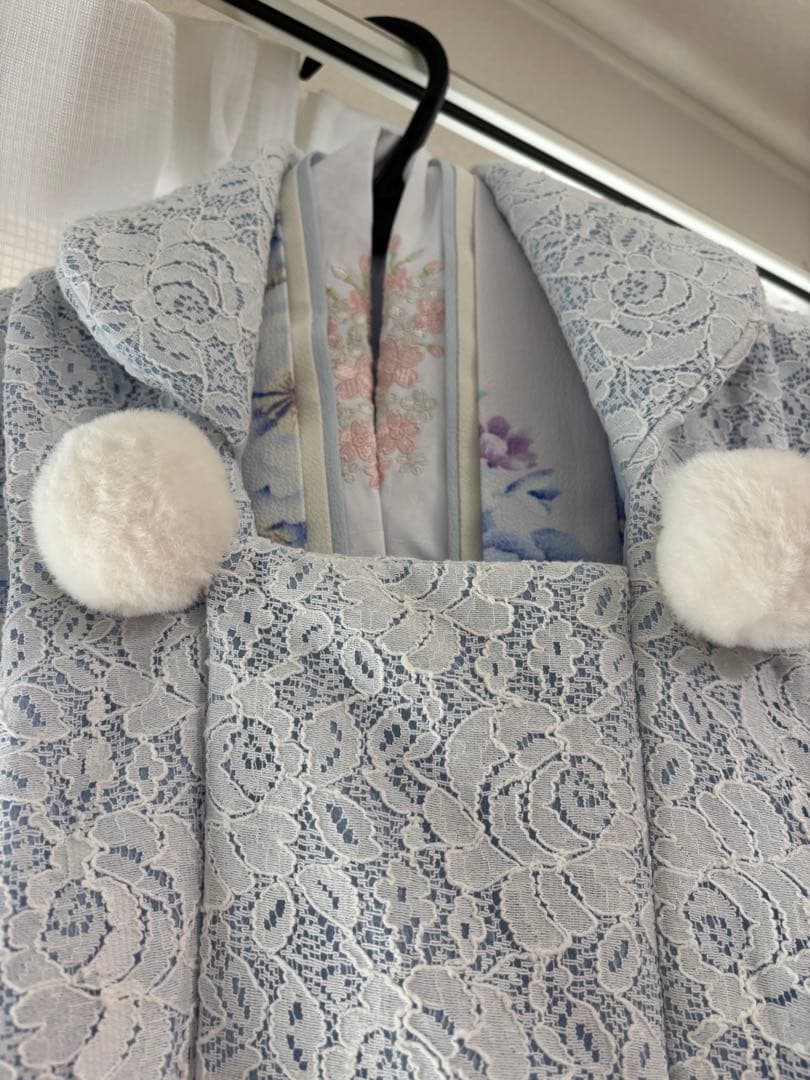 極美品完売中草履スリッポン付きキャサリンコテージ七五三被布セット