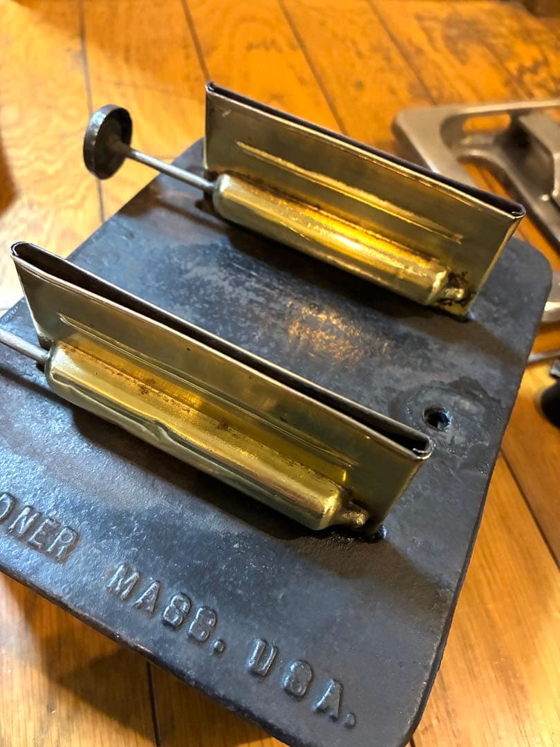 美品 アイロンストーブ ユニオン ダブル レイルロードランタン オイルランタン