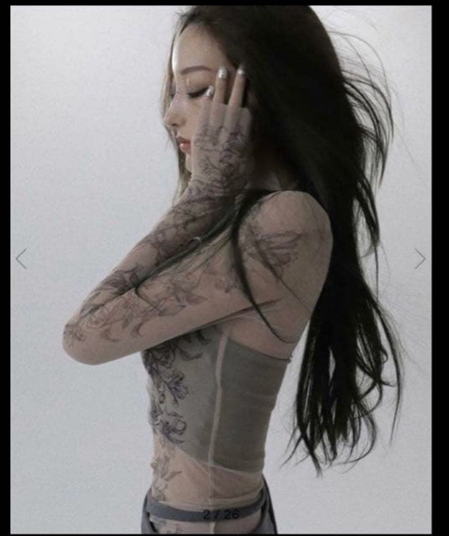 トップス MELT THE LADY Lily tattoo tops