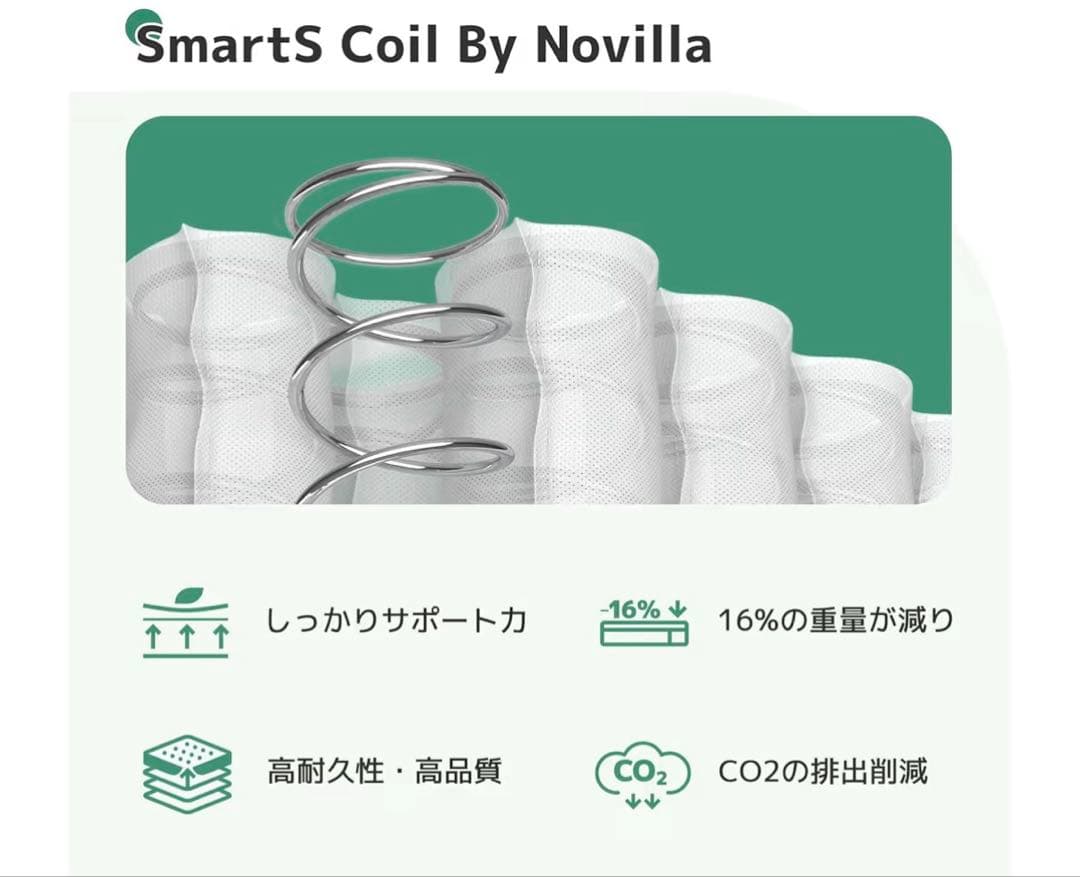 マットレス セミダブル 極厚20cm 硬め 通気性 高級スプリング 高反発