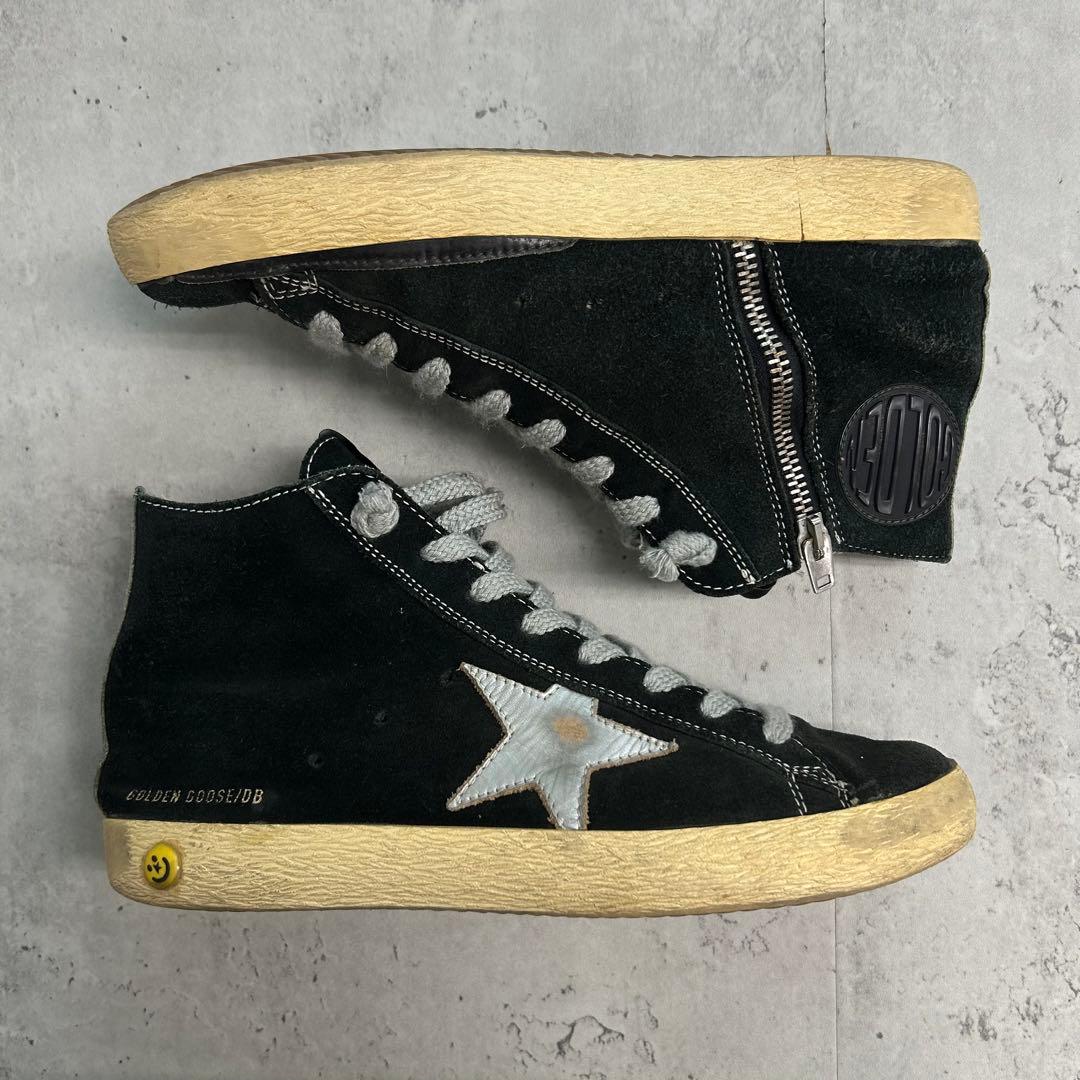 GOLDEN  Francy USED加工 スウェード ハイカット