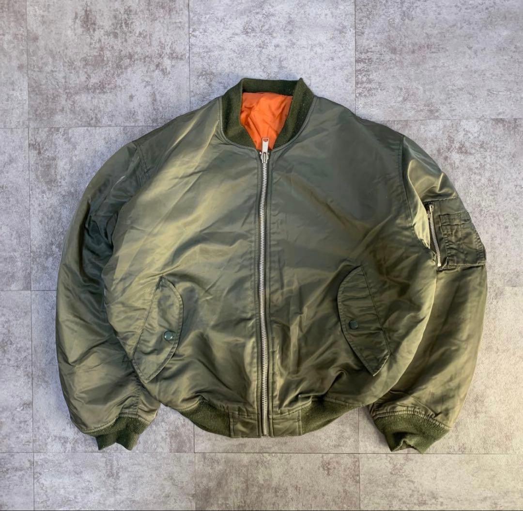 ジャケット・アウター 00s old UNIQLO solid ma-1 flight jacket