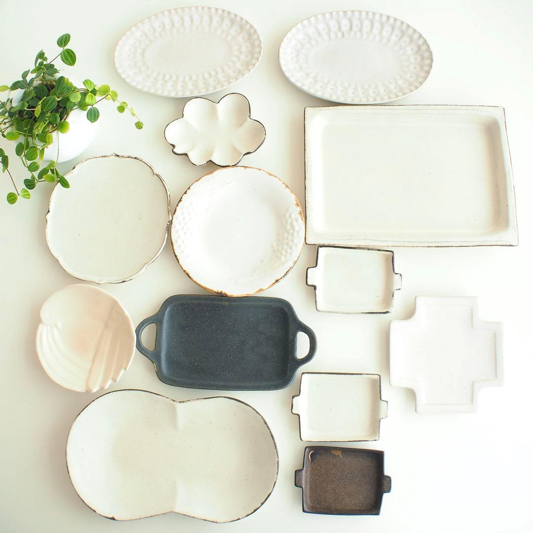 【テトリンコ】作家陶器皿13点セット／石岡信之、よしざわ窯、石木文