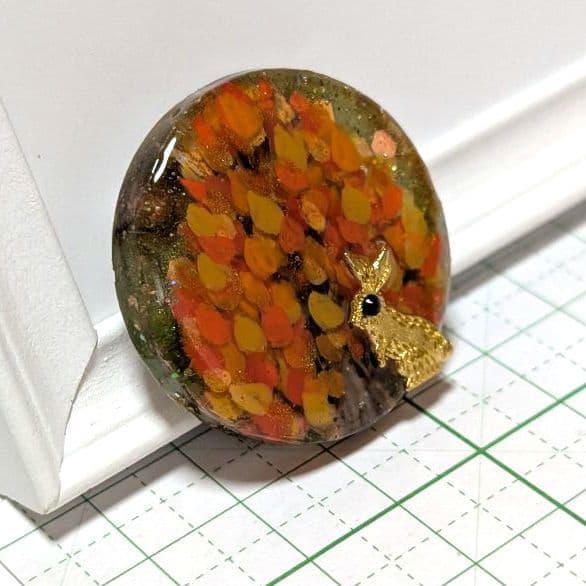 ひまうい様　10.19 木　レジンヘアゴム　ウサギ　昼下がり