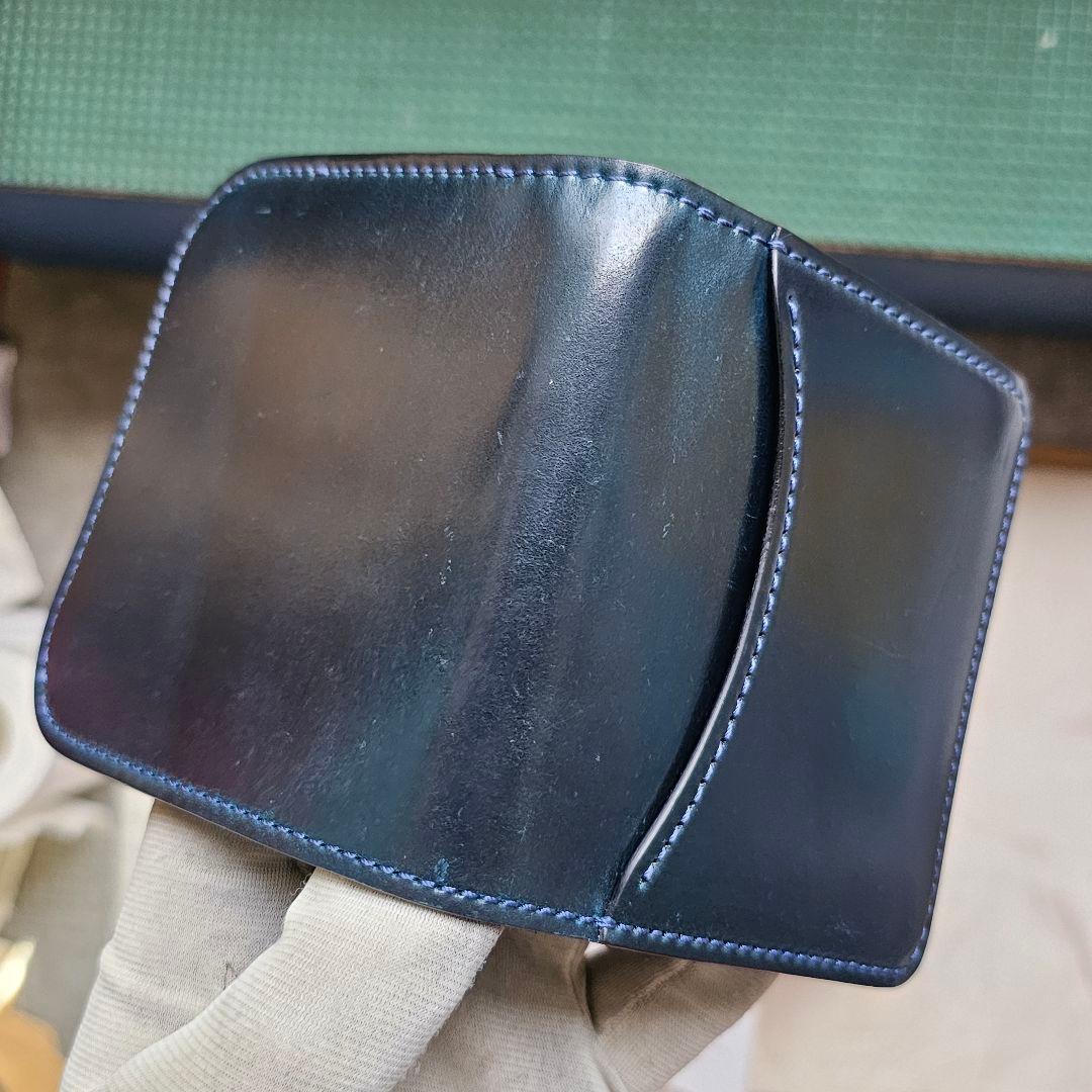 WILDSWANS パーム V2 シェルコードバン フレンチネイビー コードバン