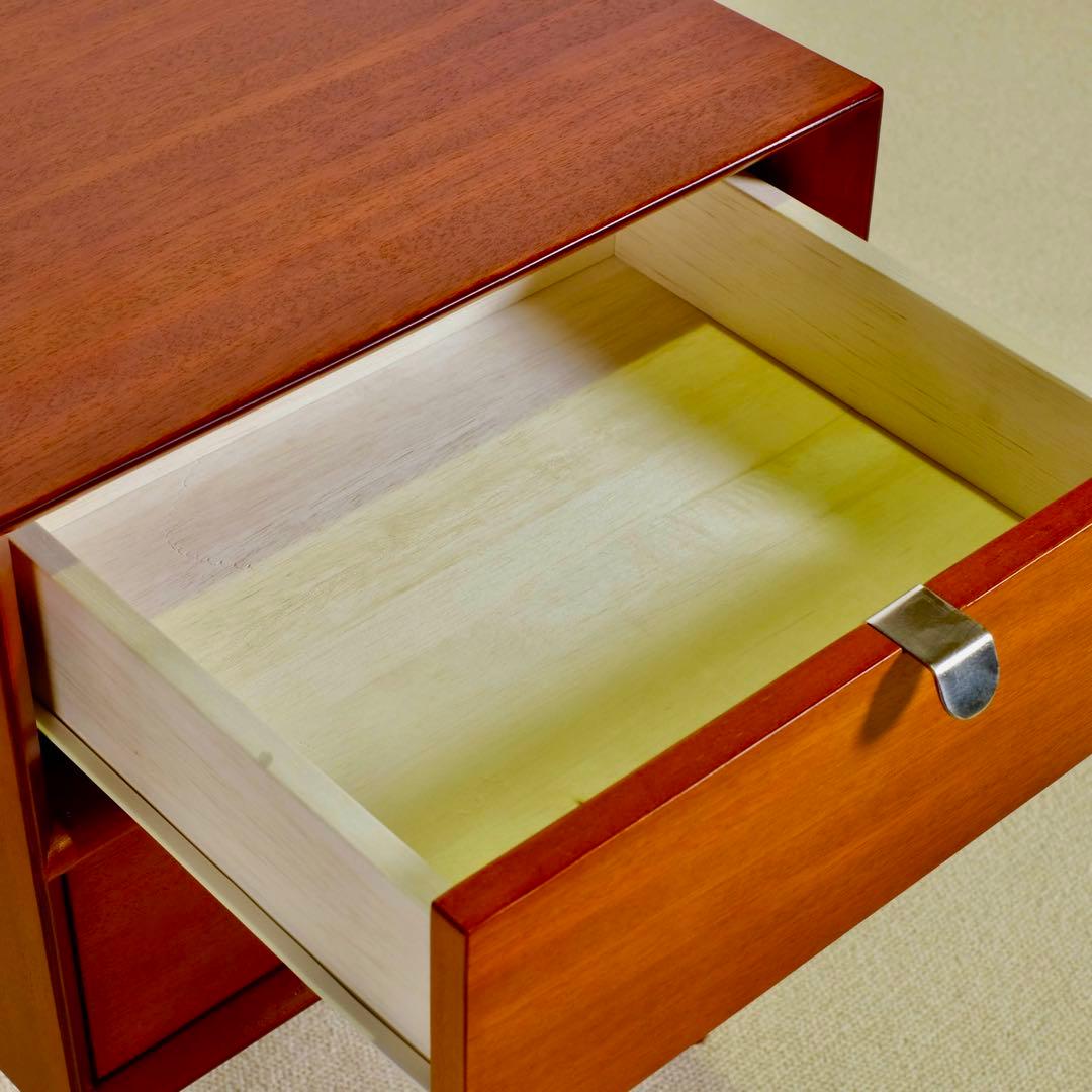 E 新品 サイドテーブル 北欧 収納 テーブル 小物入れ リビング収納 天然木