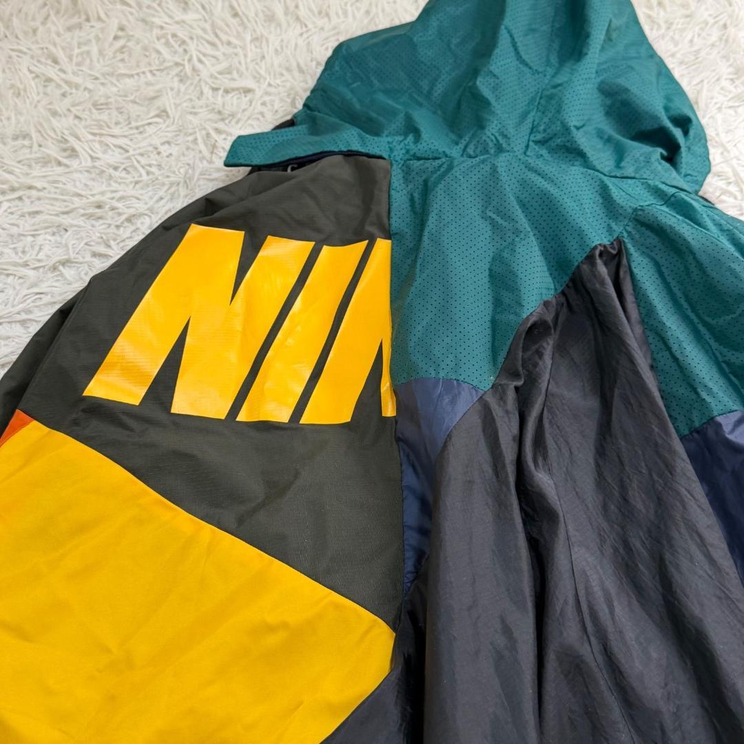 16980✨NIKE sacai 再構築 ドッキング パーカー スカート ロゴ