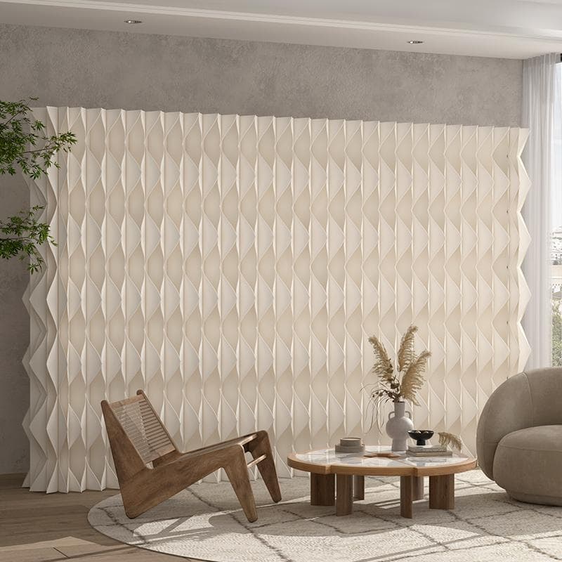 パーテーション間仕切り折り畳み式高さ2ｍ長さ4-5ｍ組立不要ついたて目隠し