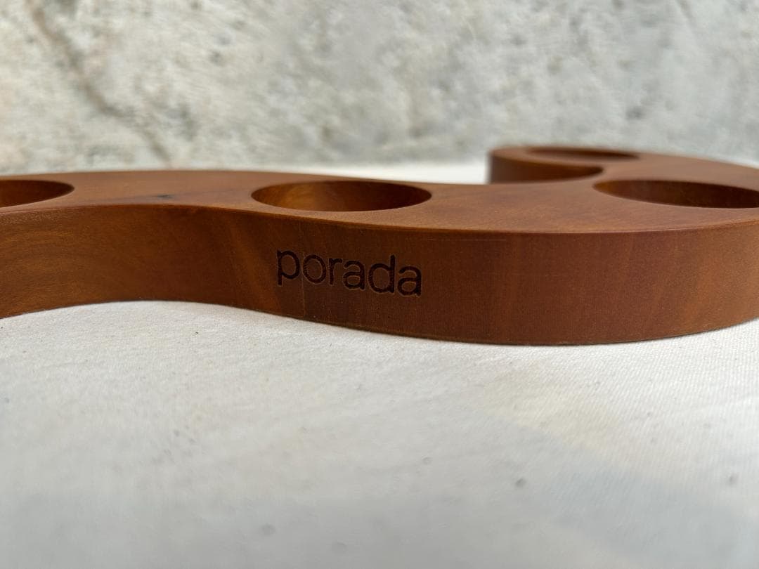 ⚫︎非売品⚫︎ porada / ポラダ　木製キャンドルホルダー