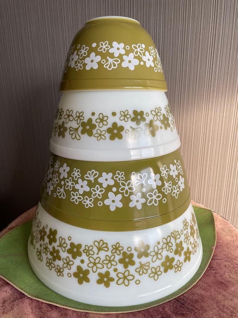 パイレックス　ミキシングボウル4点