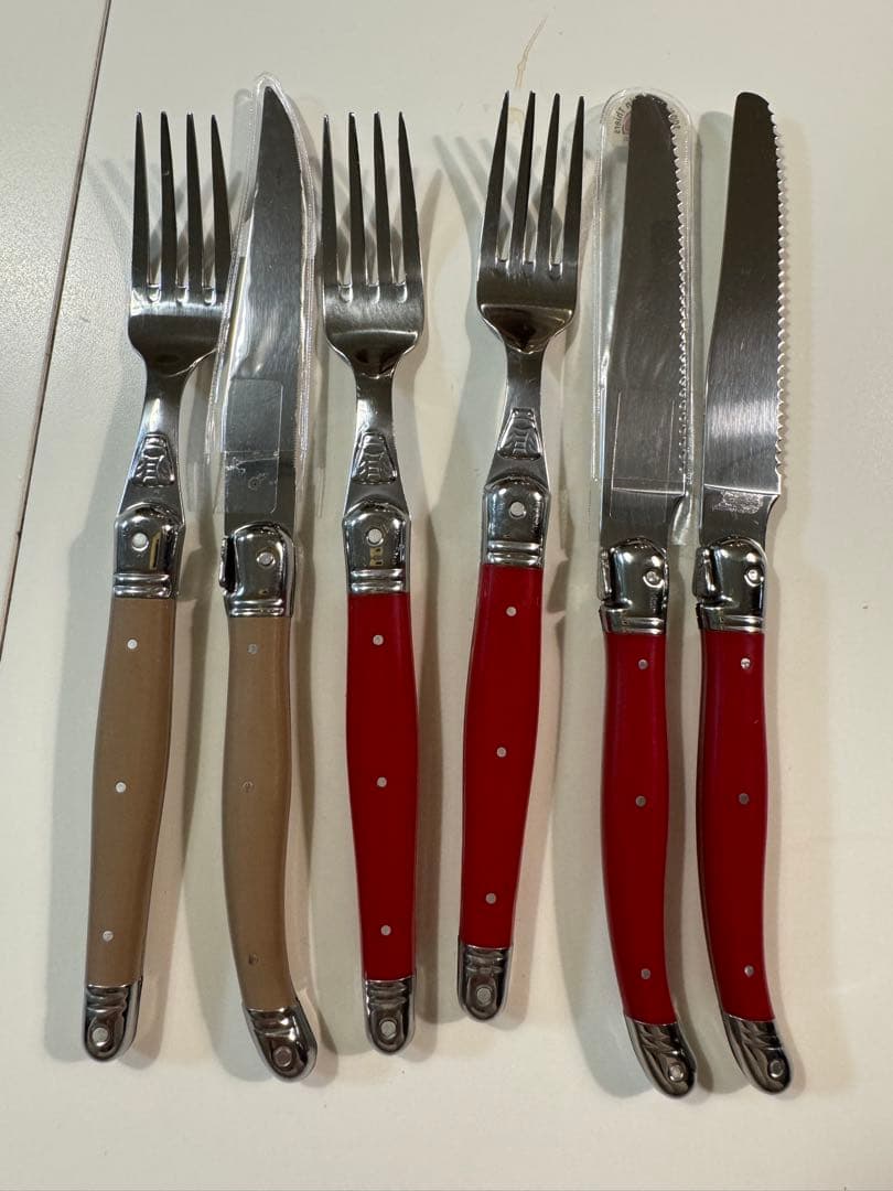 ジャンデデュポ　カトラリーセット フォーク3本 ナイフ3本