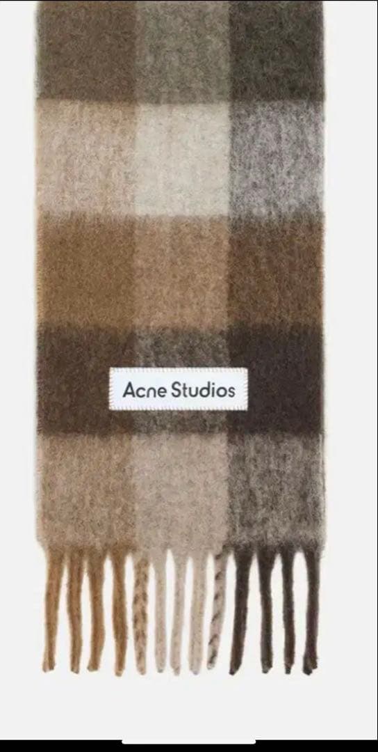 【新品未使用】Acne Studios チェック柄マフラー