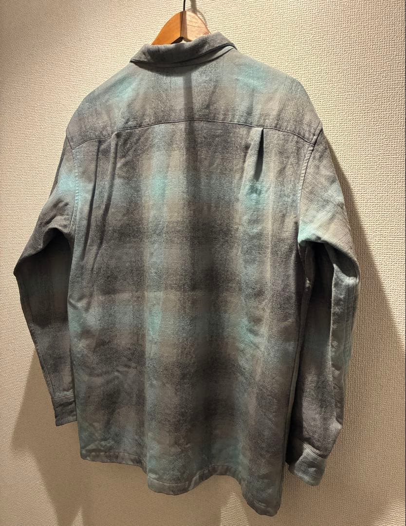 PENDLETON ボードシャツ L オンブレ ターコイズ ペンドルトン