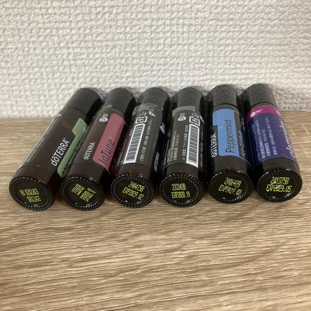 開封済み未使用　ドテラ10mlロールオン 6本セット