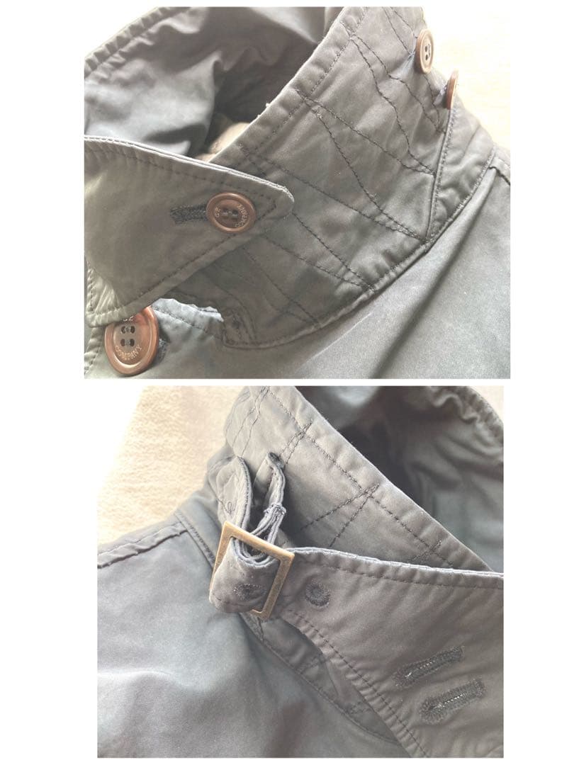 C.P.COMPANY ライナー付　トレンチコート　ネイビー　46 飴色ボタン