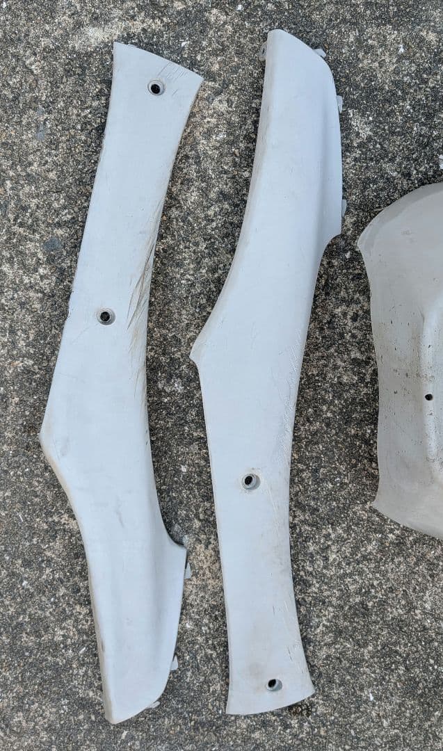 ディオ af35 ZX 純正 カウル 外装 モール フロント サイド ヘッド