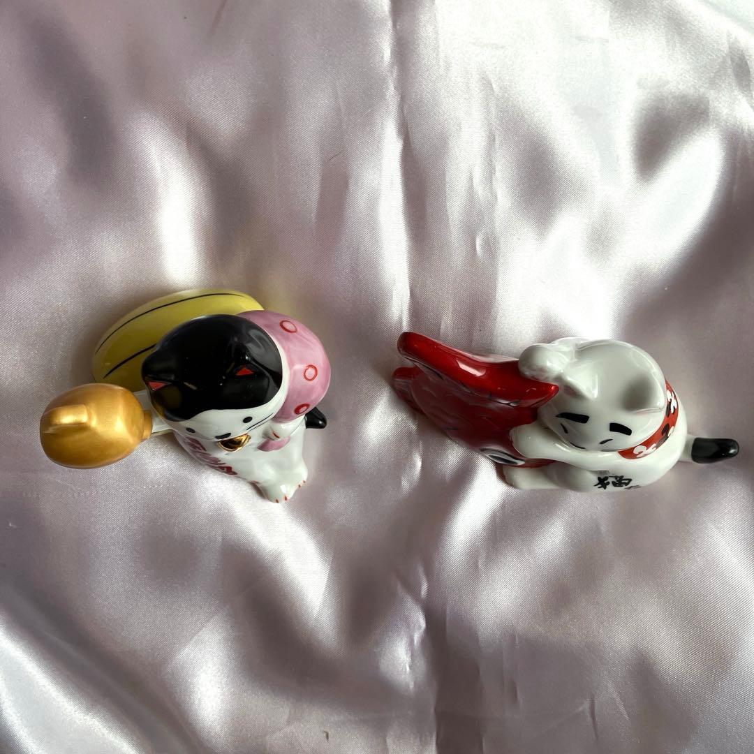 和マンハッタナーズ　めでたい猫　置物