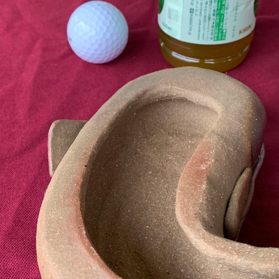 ナマズの焼き物　一点もの　工房竜　新潟　阿賀町　樋口賢竜作　幸福を呼ぶ　縁起物