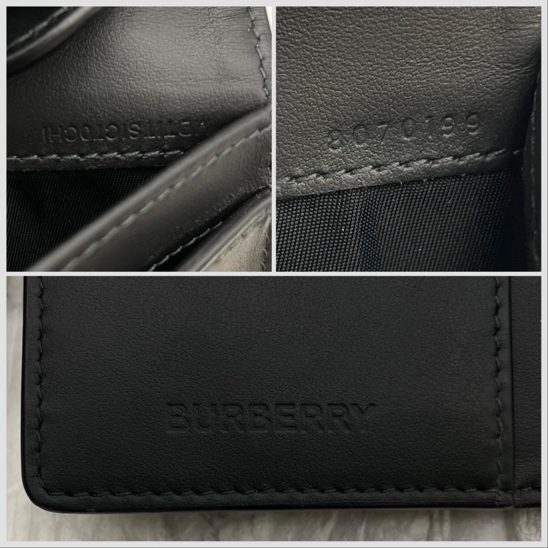 未使用級✨ Burberry バーバリー　長財布 二つ折り スモークドチェック