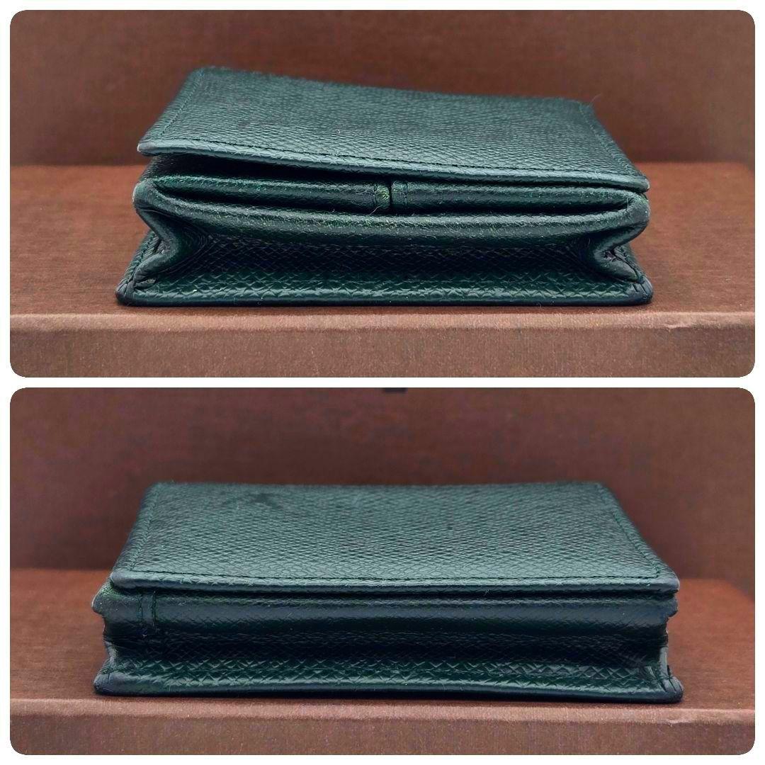 【美品】ルイヴィトン タイガ ポルトモネ ボワット 小銭入れ グリーン 緑