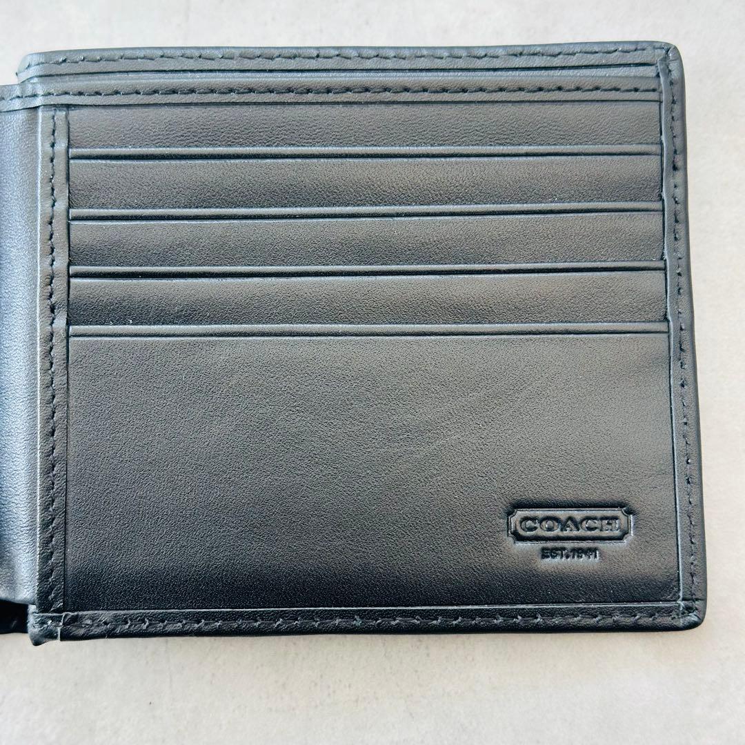 未使用✨COACH ヘリテージ ストライプ  ウォレット 二つ折り財布