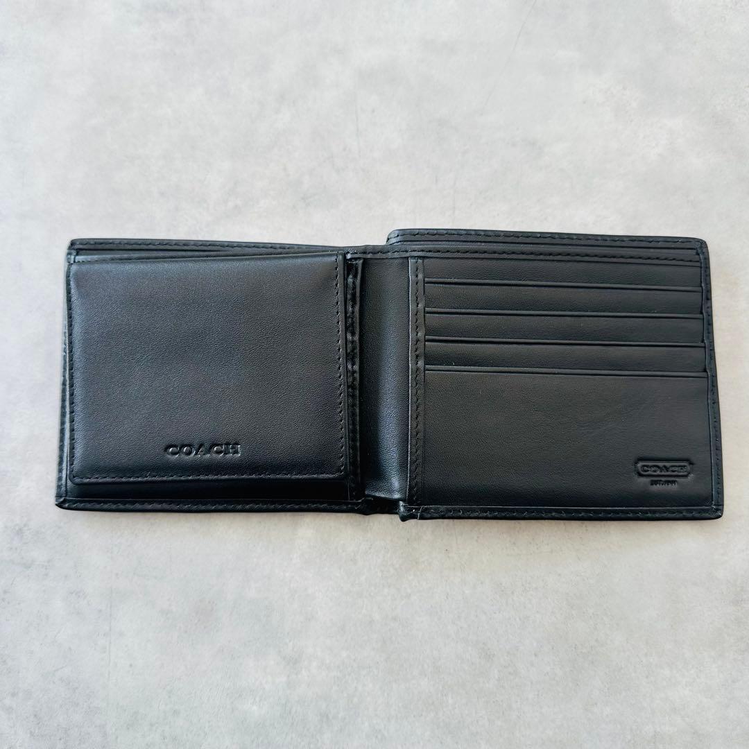 未使用✨COACH ヘリテージ ストライプ  ウォレット 二つ折り財布