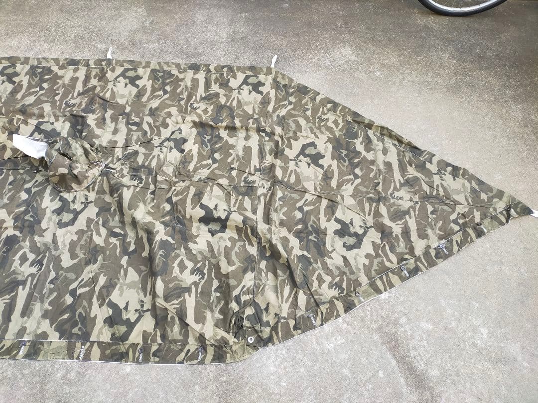 トルコ軍 山岳部隊用 軍幕 シェルターハーフ ２枚セット パップテント ⑤⑥