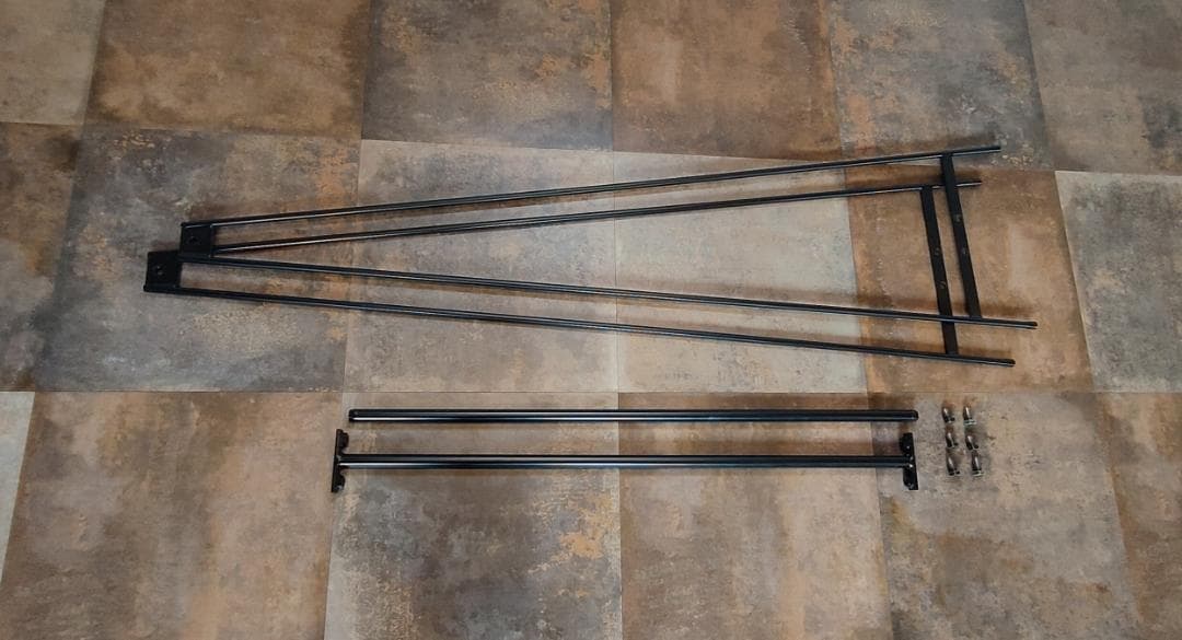 スチール　ハンガーラック　アイアン　幅広　アイアンラック　コート　頑丈