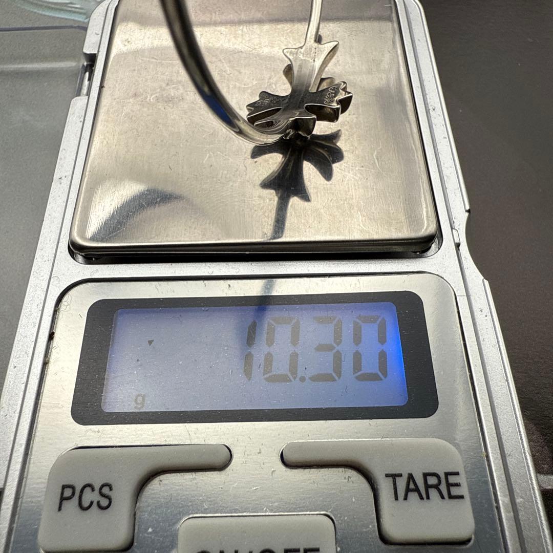 クロムハーツ SKINNY TNY クロス バングル 鑑定済み