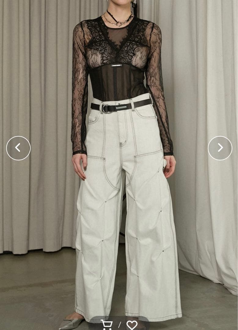 スタッズデニムパンツ / Studs Denim Pants